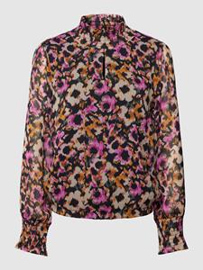 MORE&MORE Blusenshirt Flower Print Chiffon Blouse