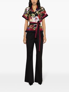 dolce&gabbana Dolce & Gabbana Flared broek - Zwart
