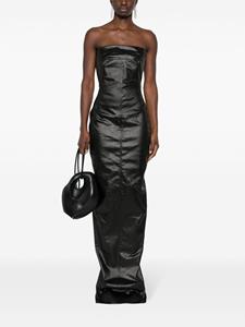 Rick Owens Bustier tube-design gown - Zwart