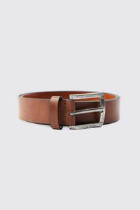 Boohoo Faux Leather Belt, Tan