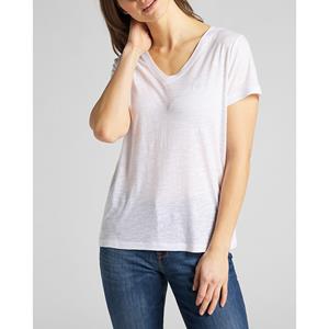 Lee T-shirt met korte mouwen en V-hals