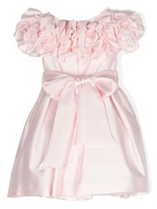 Monnalisa Jurk met ruches - Roze