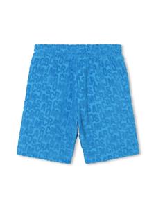 marcjacobskids Marc Jacobs Kids Shorts met badstof afwerking - Blauw