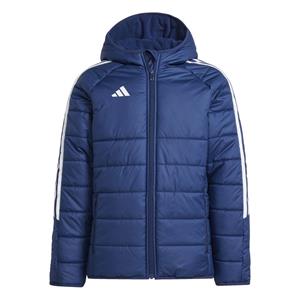 adidas Tiro 24 Winterjas Donkerblauw Wit
