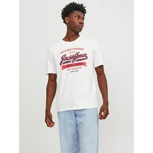 JACK&JONES T-shirt met ronde hals en logo