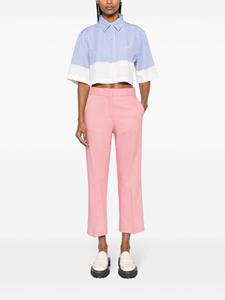 MSGM Cropped pantalon - Roze