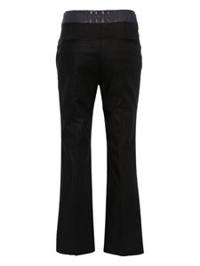 Peserico Mid waist pantalon - Zwart