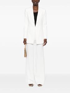 Elisabetta Franchi crepe-textured suit - Wit