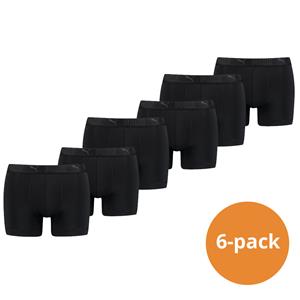 Puma Sport Boxershorts Microfiber 6-pack Zwart-S