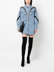 Blouse met lange mouwen - Blauw