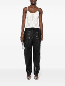 PINKO Cargo broek - Zwart