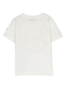 monclerenfant Moncler Enfant T-shirt met logoprint - Wit
