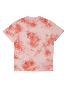dsquared2kids DSQUARED2 KIDS T-shirt met tie-dye print - Rood