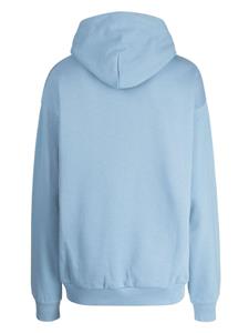 CHOCOOLATE Katoenen hoodie met geborduurd logo - Blauw
