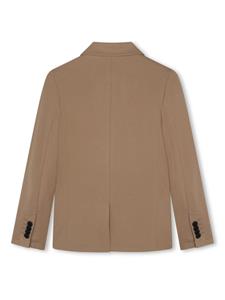 bosskidswear BOSS Kidswear Blazer met enkele rij knopen en gekerfde revers - Beige