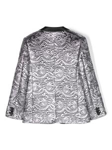 dolce&gabbanakids Dolce & Gabbana Kids Colbert met lamé-effect - Grijs