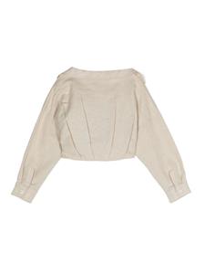 JACQUEMUS L'ENFANT Le Mejean linen-cotton shirt - Beige