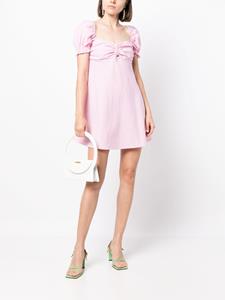 stefaniavaidani STEFANIA VAIDANI Midi-jurk met gingham ruit - Roze