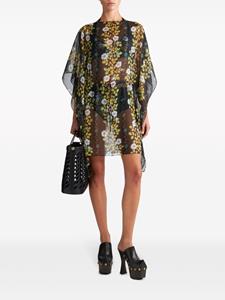 ETRO Jurk met bloemenprint - Zwart
