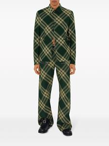 Burberry Geruite pantalon - Groen