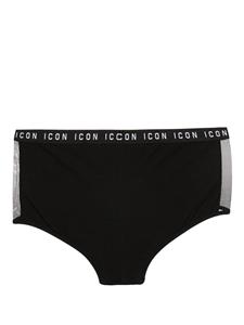 DSQUARED2 Slip met logoband - Zwart