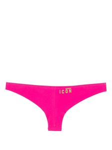 DSQUARED2 Slip met logoprint - Roze