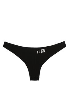 DSQUARED2 Slip met logoprint - Zwart