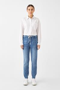 Dawn Damen vegan Denim Jogger Sunshine Tapered Cozy Hellblau