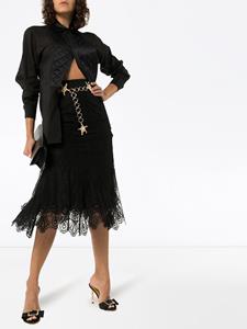 dolce&gabbana Dolce & Gabbana Rok met kant - Zwart