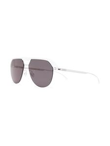 Mykita Zonnebril met piloten montuur - Zilver