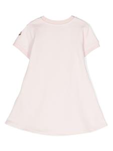 monclerenfant Moncler Enfant Jurk met geborduurd logo - Roze