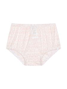 dolce&gabbanakids Dolce & Gabbana Kids Jurk met logoprint - Roze