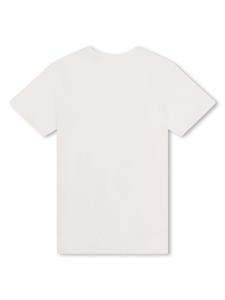 marcjacobskids Marc Jacobs Kids Jurk met logoprint - Beige