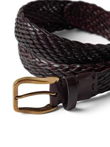 brunellocucinelli Brunello Cucinelli Geweven riem - Bruin