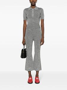 GANNI Flared broek - Zwart