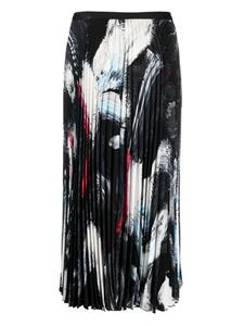 dvfdianevonfurstenberg DVF Diane von Furstenberg Mykola midi-plooirok - Blauw