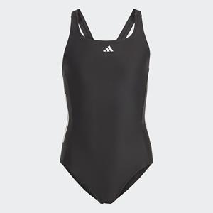 adidas - Kid's Cut 3S Suit - Badpak, zwart/grijs