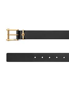 Versace Column leather belt - Zwart