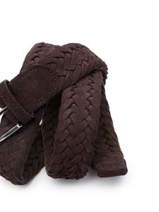 Canali Gevlochten riem - Bruin