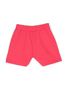 balmainkids Balmain Kids Katoenen shorts met knopen met reliëf - Roze