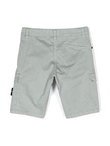stoneislandjunior Stone Island Junior Cargo shorts met Compass-logopatch - Grijs