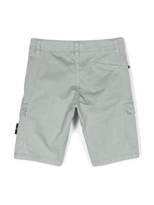 Stone Island Junior Cargo shorts met Compass-logopatch - Grijs