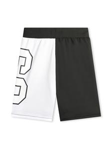 dknykids Dkny Kids Bermuda shorts met colourblocking en logoprint - Zwart