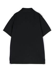 stoneislandjunior Stone Island Junior Poloshirt met Compass-patch - Blauw