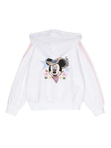 Monnalisa Hoodie met rits - Wit