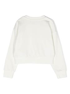 dieselkids Diesel Kids Sweater met geborduurd logo - Wit