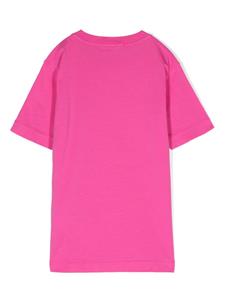 stoneislandjunior Stone Island Junior T-shirt met Compass-logopatch - Roze