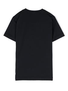stoneislandjunior Stone Island Junior T-shirt met Compass-logopatch - Blauw