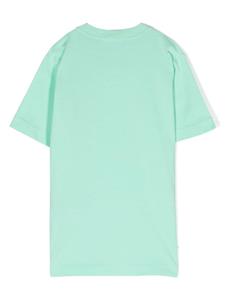 Stone Island Junior T-shirt met Compass-logopatch - Groen