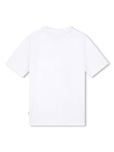 bosskidswear BOSS Kidswear Sweater met logoprint - Wit